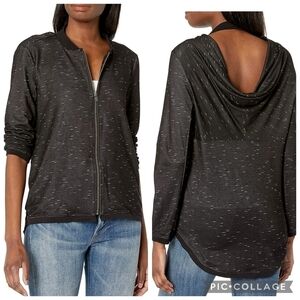 NWT BCBGeneration Drape Back Track Jacket Sweatshirt Athleisure